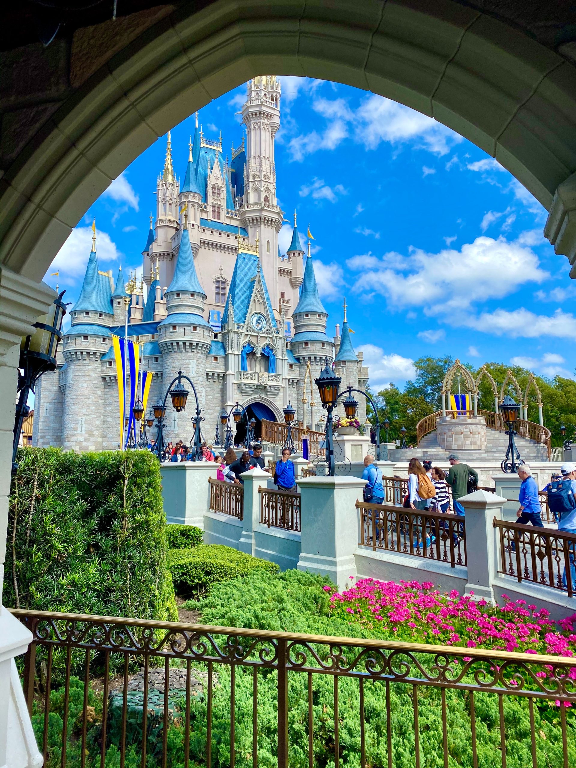 side view of the Walt Disney World Magic Kingdom Castle
