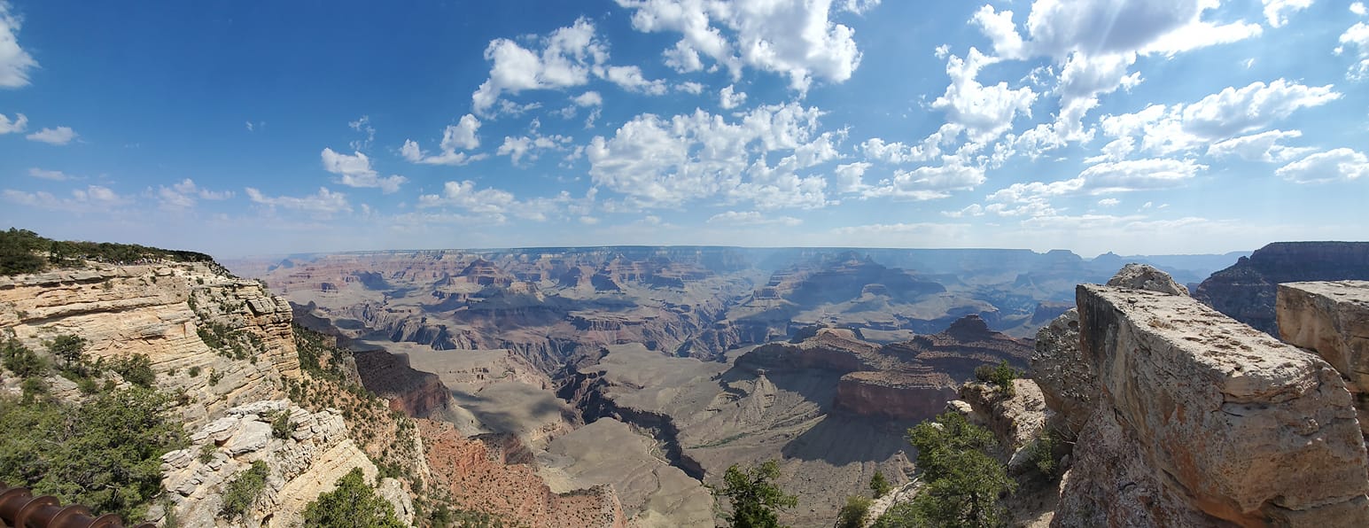overview of the Grand Canyon in daylight